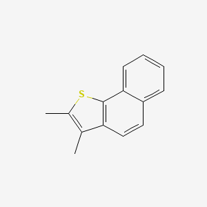 molecular formula C14H12S B14520816 Naphtho[1,2-b]thiophene, 2,3-dimethyl- CAS No. 62615-53-6