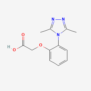 [2-(3,5-Dimethyl-[1,2,4]triazol-4-yl)-phenoxy]-acetic acid