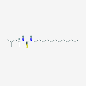 molecular formula C19H40N2S B14520892 N-Dodecyl-N'-(4-methylpentan-2-yl)thiourea CAS No. 62552-11-8