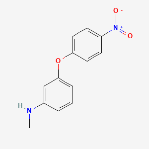 molecular formula C13H12N2O3 B14520898 N-Methyl-3-(4-nitrophenoxy)aniline CAS No. 62988-17-4