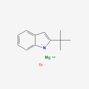 molecular formula C12H14BrMgN B14520933 magnesium;2-tert-butylindol-1-ide;bromide CAS No. 62454-45-9