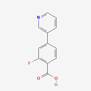 2-Fluoro-4-(pyridin-3-yl)benzoic acid