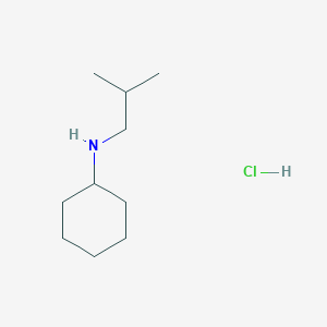 N-(2-methylpropyl)cyclohexanamine hydrochloride