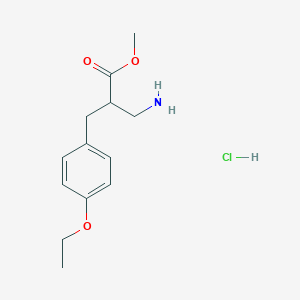 Methyl 3-amino-2-[(4-ethoxyphenyl)methyl]propanoate hydrochloride