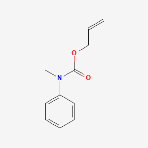 molecular formula C11H13NO2 B14521080 Carbamic acid, methylphenyl-, 2-propenyl ester CAS No. 62603-75-2