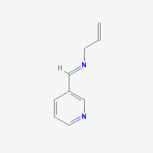 molecular formula C9H10N2 B145211 N-Allyl(3-pyridyl)methaneimine CAS No. 133692-30-5
