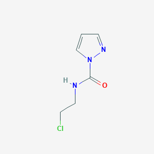 N-(2-Chloroethyl)-1H-pyrazole-1-carboxamide