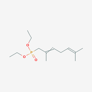 molecular formula C13H25O3P B14521157 Diethyl (2,6-dimethylhepta-2,5-dien-1-yl)phosphonate CAS No. 62491-56-9