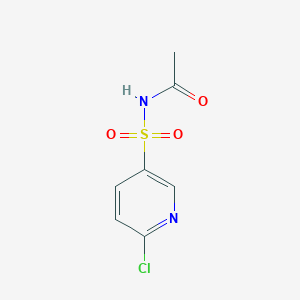 N-[(6-chloropyridin-3-yl)sulfonyl]acetamide