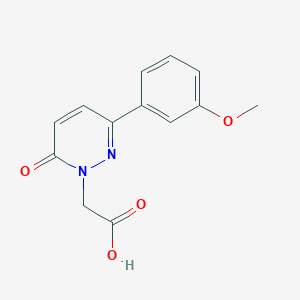 [3-(3-methoxyphenyl)-6-oxopyridazin-1(6H)-yl]acetic acid