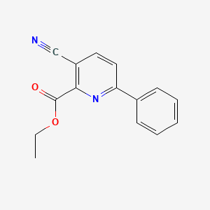 Ethyl 3-cyano-6-phenyl-2-pyridinecarboxylate