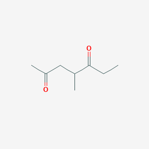 molecular formula C8H14O2 B14521246 4-Methylheptane-2,5-dione CAS No. 62359-03-9