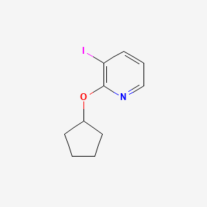 molecular formula C10H12INO B1452126 2-Cyclopentyloxy-3-iodopyridine CAS No. 902837-47-2