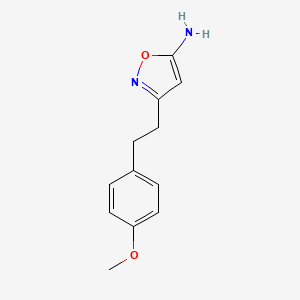 3-[2-(4-Methoxyphenyl)ethyl]-1,2-oxazol-5-amine