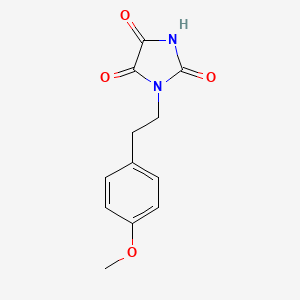 1-[2-(4-Methoxyphenyl)ethyl]imidazolidine-2,4,5-trione