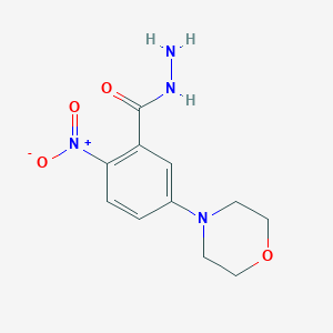 5-Morpholino-2-nitrobenzenecarbohydrazide