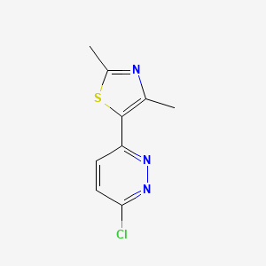 3-Chloro-6-(2,4-dimethyl-1,3-thiazol-5-yl)pyridazine