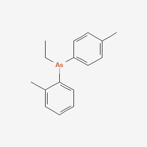 molecular formula C16H19As B14521578 Ethyl(2-methylphenyl)(4-methylphenyl)arsane CAS No. 62830-09-5