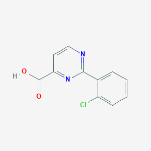 2-(2-Chlorophenyl)pyrimidine-4-carboxylic acid