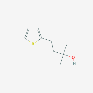 molecular formula C9H14OS B1452177 2-Methyl-4-(thiophen-2-yl)butan-2-ol CAS No. 778646-47-2