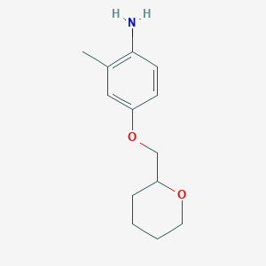 2-Methyl-4-(tetrahydro-2H-pyran-2-ylmethoxy)-phenylamine