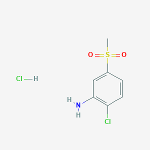2-Chloro-5-(methylsulfonyl)aniline hydrochloride