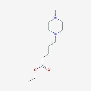 molecular formula C12H24N2O2 B14522042 Ethyl 5-(4-methylpiperazin-1-YL)pentanoate CAS No. 62522-26-3