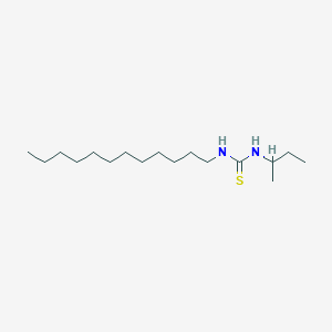 molecular formula C17H36N2S B14522072 N-Butan-2-yl-N'-dodecylthiourea CAS No. 62552-45-8