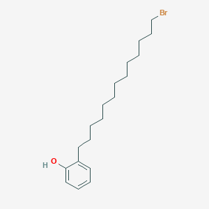 molecular formula C19H31BrO B14522084 2-(13-Bromotridecyl)phenol CAS No. 62587-20-6