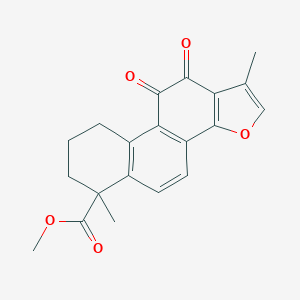 molecular formula C20H18O5 B145222 Methyl tanshinonate CAS No. 135355-72-5