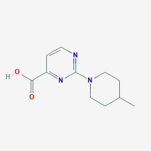 molecular formula C11H15N3O2 B1452226 2-(4-甲基哌啶-1-基)嘧啶-4-羧酸 CAS No. 1171352-49-0