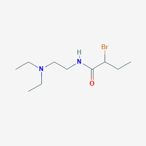 molecular formula C10H21BrN2O B1452228 2-bromo-N-[2-(diethylamino)ethyl]butanamide CAS No. 1171028-39-9