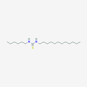 molecular formula C19H40N2S B14522285 N-Dodecyl-N'-hexylthiourea CAS No. 62552-48-1