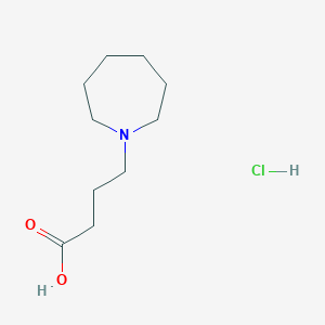 molecular formula C10H20ClNO2 B1452229 4-(1-Azepanyl)butanoic acid hydrochloride CAS No. 54436-99-6