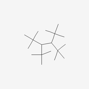 molecular formula C18H38 B14522319 1,1,2,2-Tetra-t-butylethane CAS No. 62850-21-9