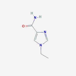 molecular formula C6H9N3O B145224 1-Ethyl-1h-imidazole-4-carboxamide CAS No. 129993-48-2