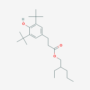 molecular formula C25H42O3 B145225 辛基-3,5-二叔丁基-4-羟基-氢化肉桂酸酯 CAS No. 125643-61-0