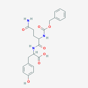 molecular formula C22H25N3O7 B1452270 N-[(Benzyloxy)carbonyl]glutaminyltyrosine CAS No. 863-16-1
