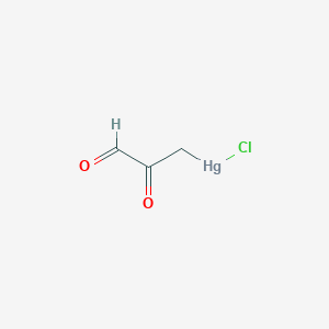 molecular formula C3H3ClHgO2 B14522804 Chloro(2,3-dioxopropyl)mercury CAS No. 62830-21-1