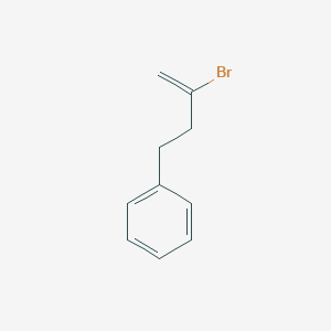 molecular formula C10H11Br B14522887 Benzene, (3-bromo-3-butenyl)- CAS No. 62692-40-4