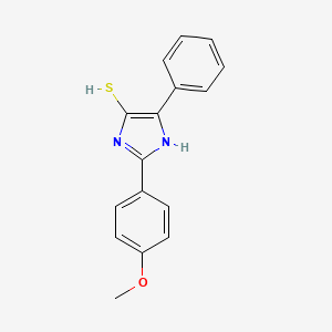 2-(4-methoxyphenyl)-4-phenyl-1H-imidazole-5-thiol