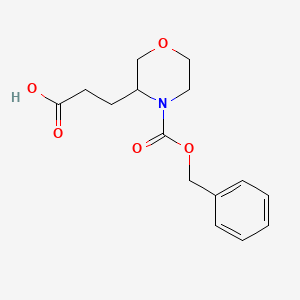 4-Cbz-3-(2-carboxy-ethyl)-morpholine