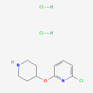 2-Chloro-6-(piperidin-4-yloxy)-pyridine dihydrochloride