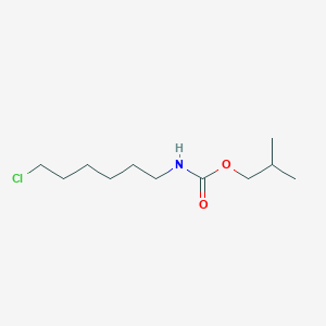 molecular formula C11H22ClNO2 B14523124 2-Methylpropyl (6-chlorohexyl)carbamate CAS No. 62568-65-4