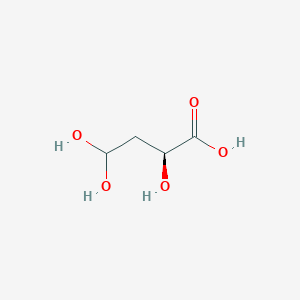 molecular formula C4H8O5 B14523143 (2S)-2,4,4-Trihydroxybutanoic acid CAS No. 62386-31-6
