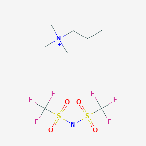 molecular formula C8H16F6N2O4S2 B1452322 三甲基丙基铵双(三氟甲磺酰)亚胺 CAS No. 268536-05-6