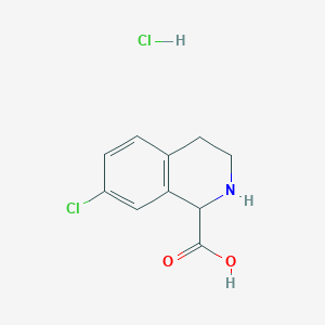 7-Chloro-1,2,3,4-tetrahydro-isoquinoline-1-carboxylic acid hydrochloride