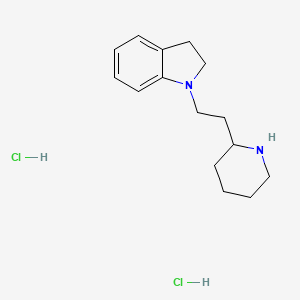 1-[2-(2-Piperidinyl)ethyl]indoline dihydrochloride