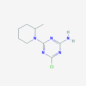 4-Chloro-6-(2-methyl-1-piperidinyl)-1,3,5-triazin-2-amine