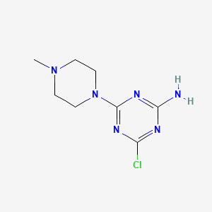 4-Chloro-6-(4-methyl-1-piperazinyl)-1,3,5-triazin-2-amine